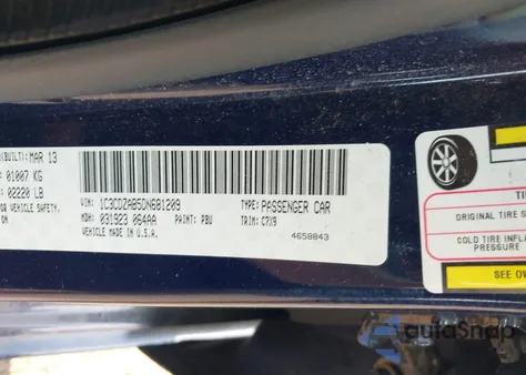 2013 Dodge Avenger Se from USA, damaged, VIN 1C3CDZAB5DN681209